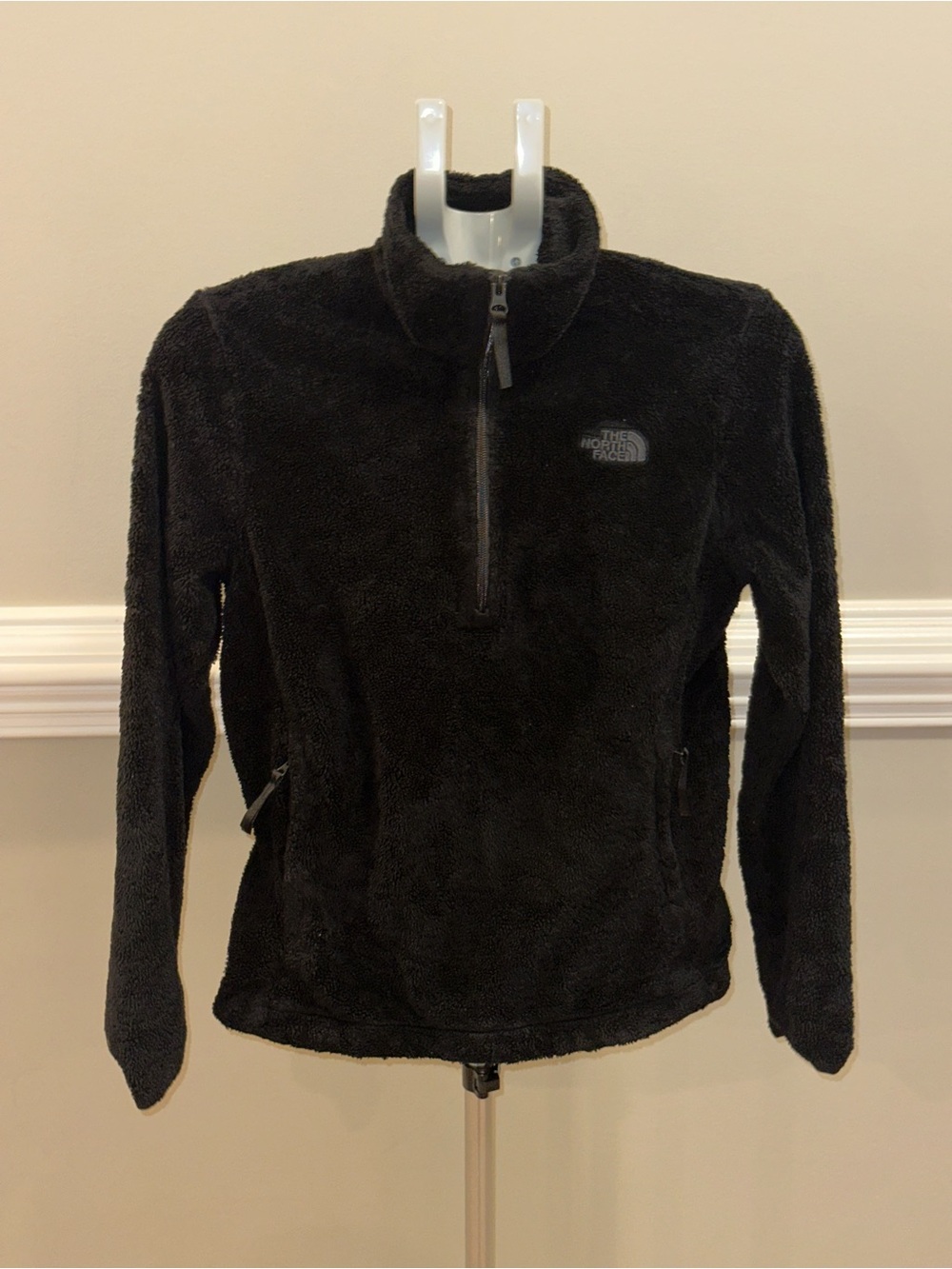 The North Face Black jacket quarter Zip Pullover Jacket